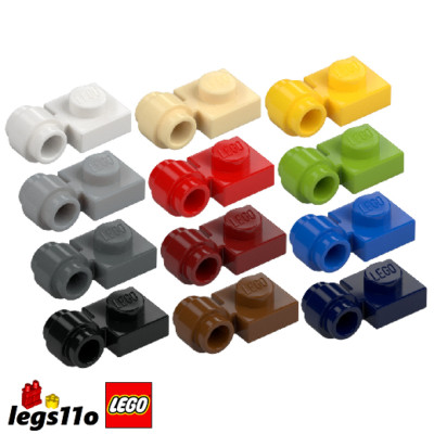 LEGO Platte 1x1 mit Nietenclip Ring NEU 4081/41632 Farbe & Menge auswählen