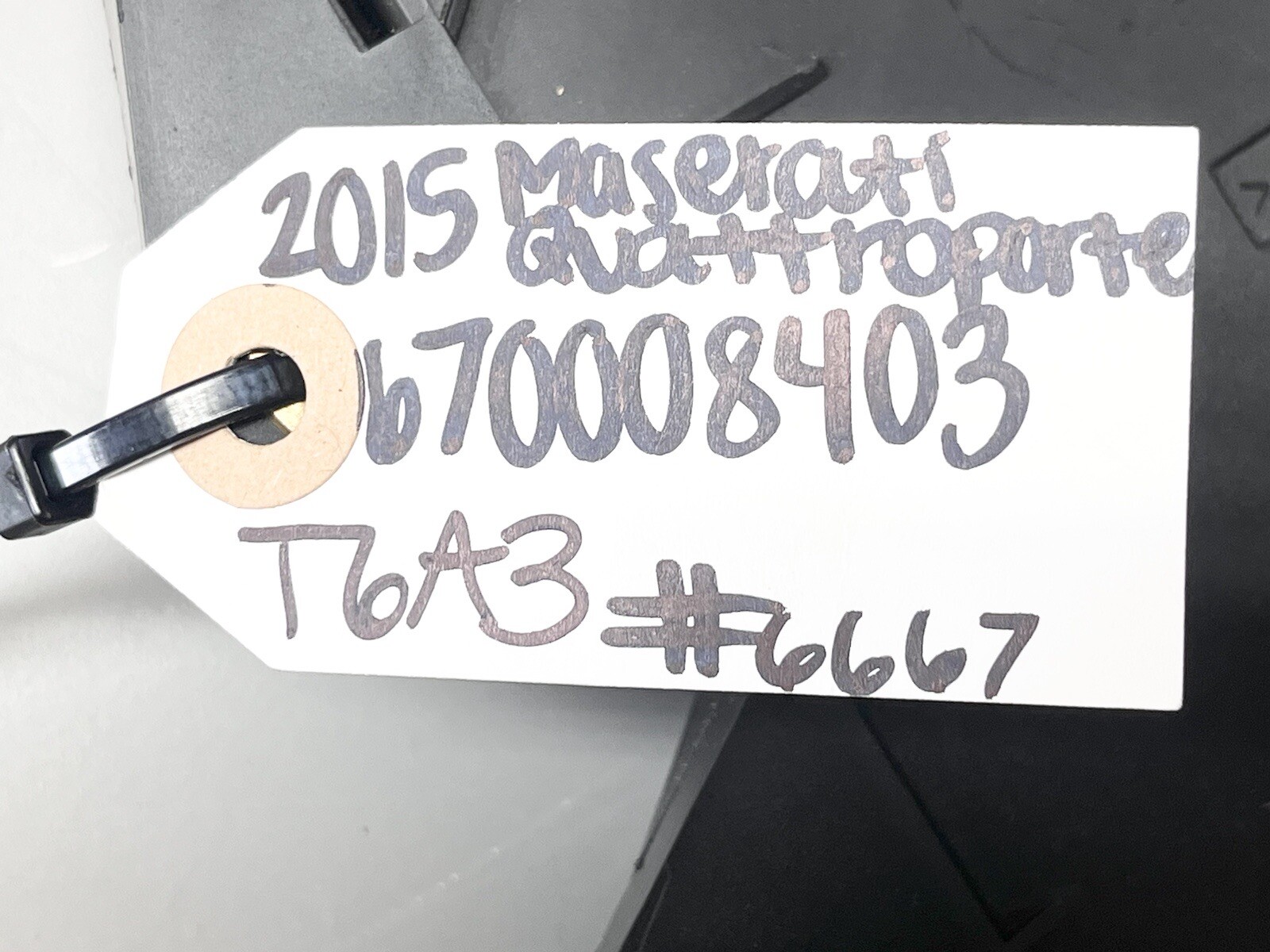 Maserati Quattroporte 2014-2019 Air suspension module P/N 670008403