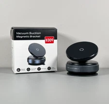 Magnetic Phone Holder with Vacuum Suction | 2 Angle Viewing | Compact & Portable