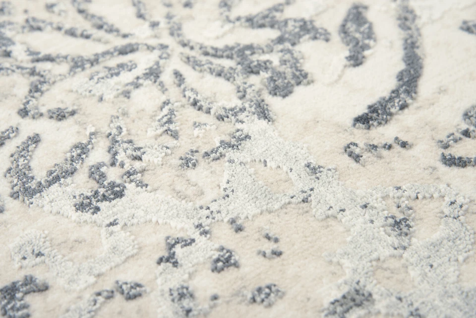 Rizzy Rugs Beige Petals VInes Faded Vintage Contemporary Area Rug Floral CHS109 - Image 2 of 4