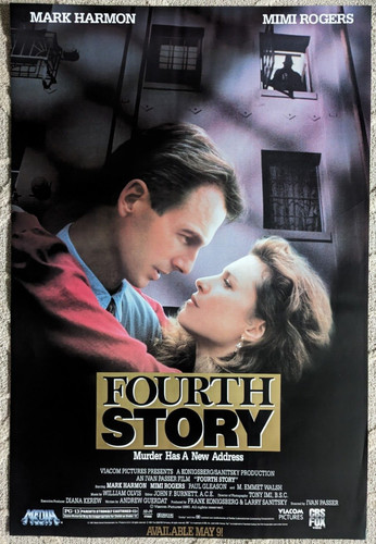Fourth Story Home Video Movie Poster 1991 27X40 Rolled 1 Sheet  Mark Harmon