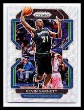 💥 KEVIN GARNETT 2021-22 PRIZM SILVER WAVE HOLO REFRACTOR # 256