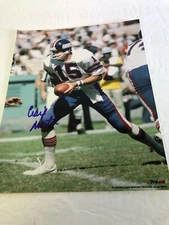 Craig Morton Signed 8x10 NFL Photo New York Giants Autograph Auto Pro Look