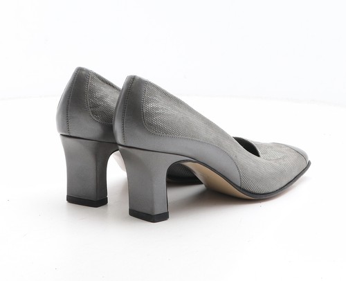 PETER KAISER Womens Grey Herringbone Synthetic Court Heel UK EU - Picture 3 of 11