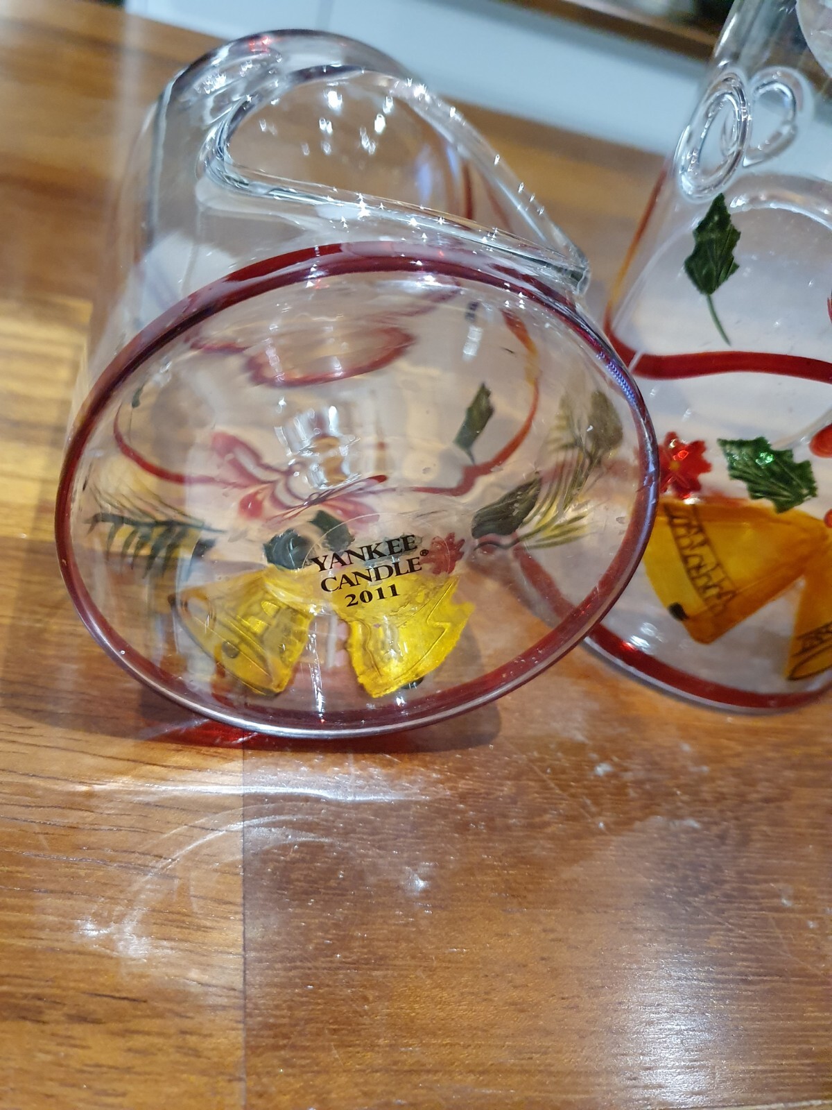 Very Rare 2011 Pair Of Glass Yankee Candle melt Burners eBay