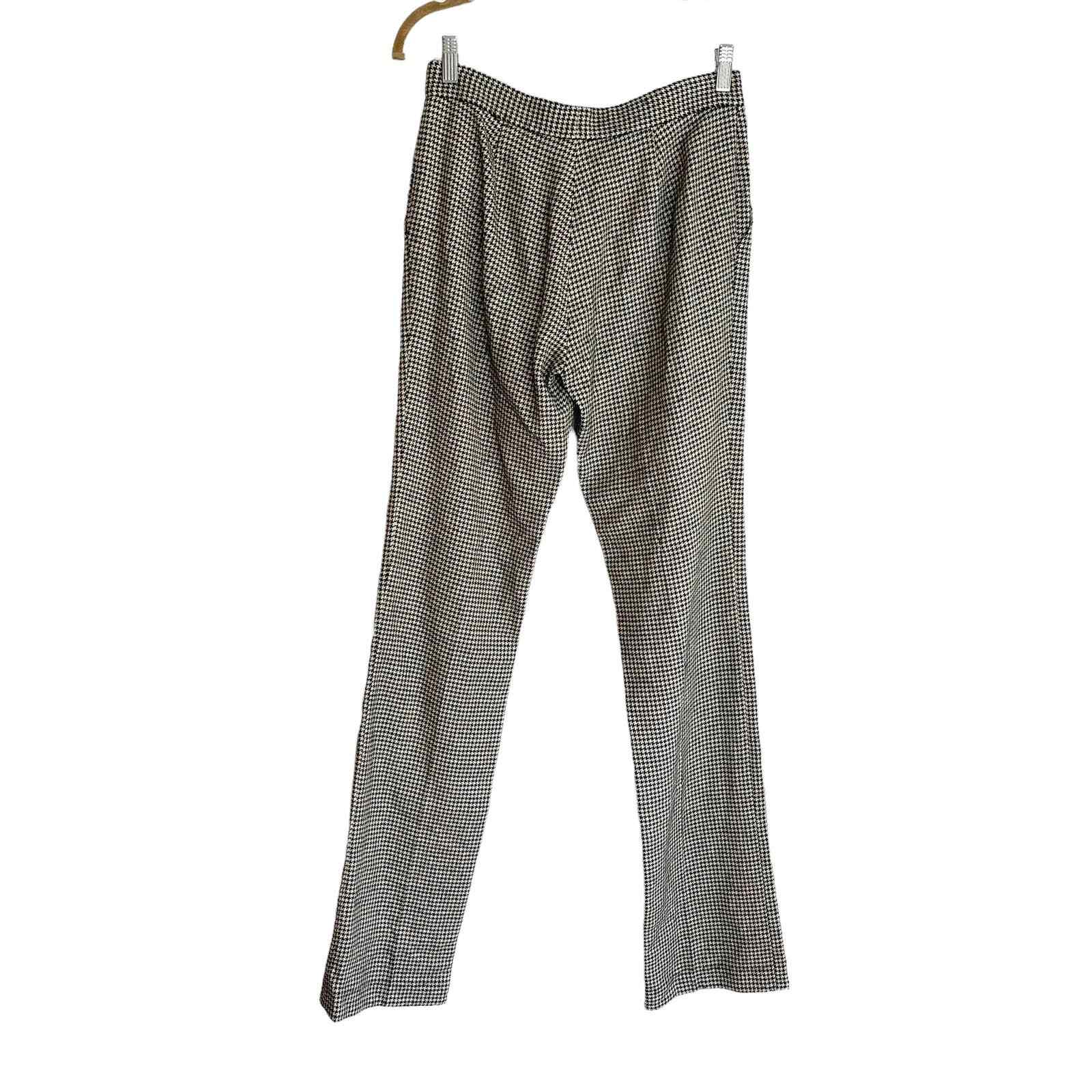 RALPH LAUREN Purple Lable Wool Houndstooth Dress Pants Size 6 image 2