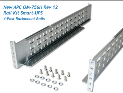 APC OM-756H Rev 12 Sliding Rail Kit Smart-UPS 4-Post Rackmount Rails | eBay