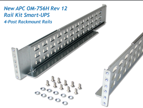 APC OM-756H Rev 12 Sliding Rail Kit Smart-UPS 4-Post Rackmount Rails | eBay