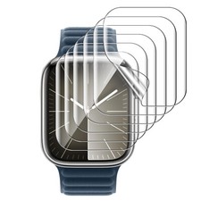 6 Pack for Apple Watch Series1-9/SE/Ultra Soft TPU Screen Protector Anti-Scratch