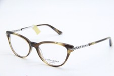 NUOVI OCCHIALI DA VISTA JUDITH LEIBER ZODIAC LEGNO ARGENTO AUTENTICI 53-16