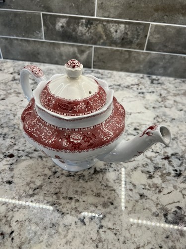 Spode C1833 Pink Camilla 6 Cup Teapot Only 2000 Made. - Picture 8 of 10