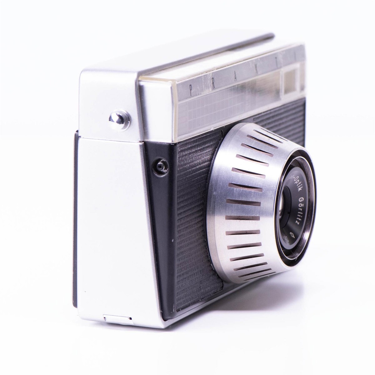 KW Prakti Camera | Grolitz 40mm f4 lens | White | Germany | 1961