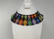 Embera Chami beaded necklace by women of the Colombian indigenous tribe 2050