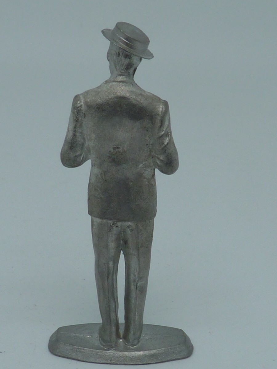 Figurine Ancienne Soldat Prime Café Mokarex / Mokalux - Échelle 1:32 (60 Mm) - Moulage En Métal - Occasion