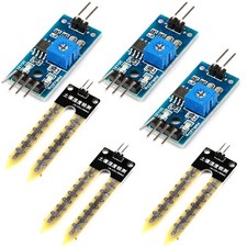3Pcs Corrosion Resistant Capacitive Soil Moisture Sensor for Arduino - Reliab...