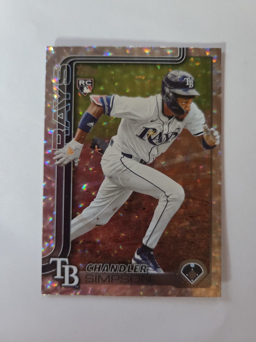 2025 Topps Update Series Chandler Simpson RC #US277 Diamanté Parallel. G10