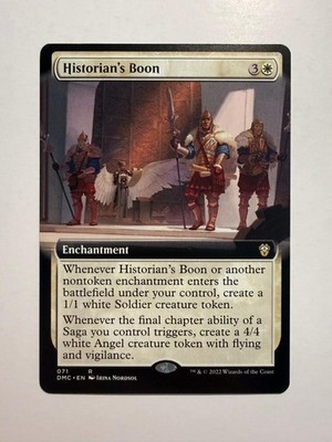 Historian's Boon (Extended Art) 71 MTG Commander: Dominaria United