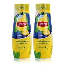 SodaStream Lipton Getränke-Sirup Softdrink Ice Tea Zitrone 440ml (2er Pack)