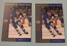 2- 1993-94 Upper Deck #GG3 Brett Hull Gretzky's Great Ones
