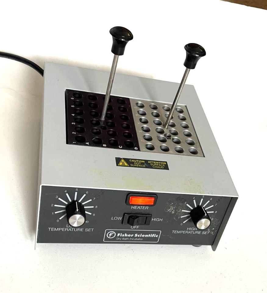 Incubadora de baño seco Fisher Scientific 11-718-2, 2 bloques 1,5/2 Foto 3 de 4