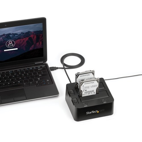StarTech.com Dual-Bay USB 3.0 to SATA Hard Drive Docking Station, 2.5/3.5" SATA - 第 6/7 張圖片