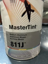 (1) QUART AXALTA DUPONT CROMAX MASTERTINT 811J MEDIUM ALUMINUM TINT TONER COLOR