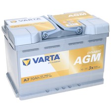 Autobatterie Varta A7 12V 70Ah 760A/EN AGM Start Stop Starterbatterie PKW