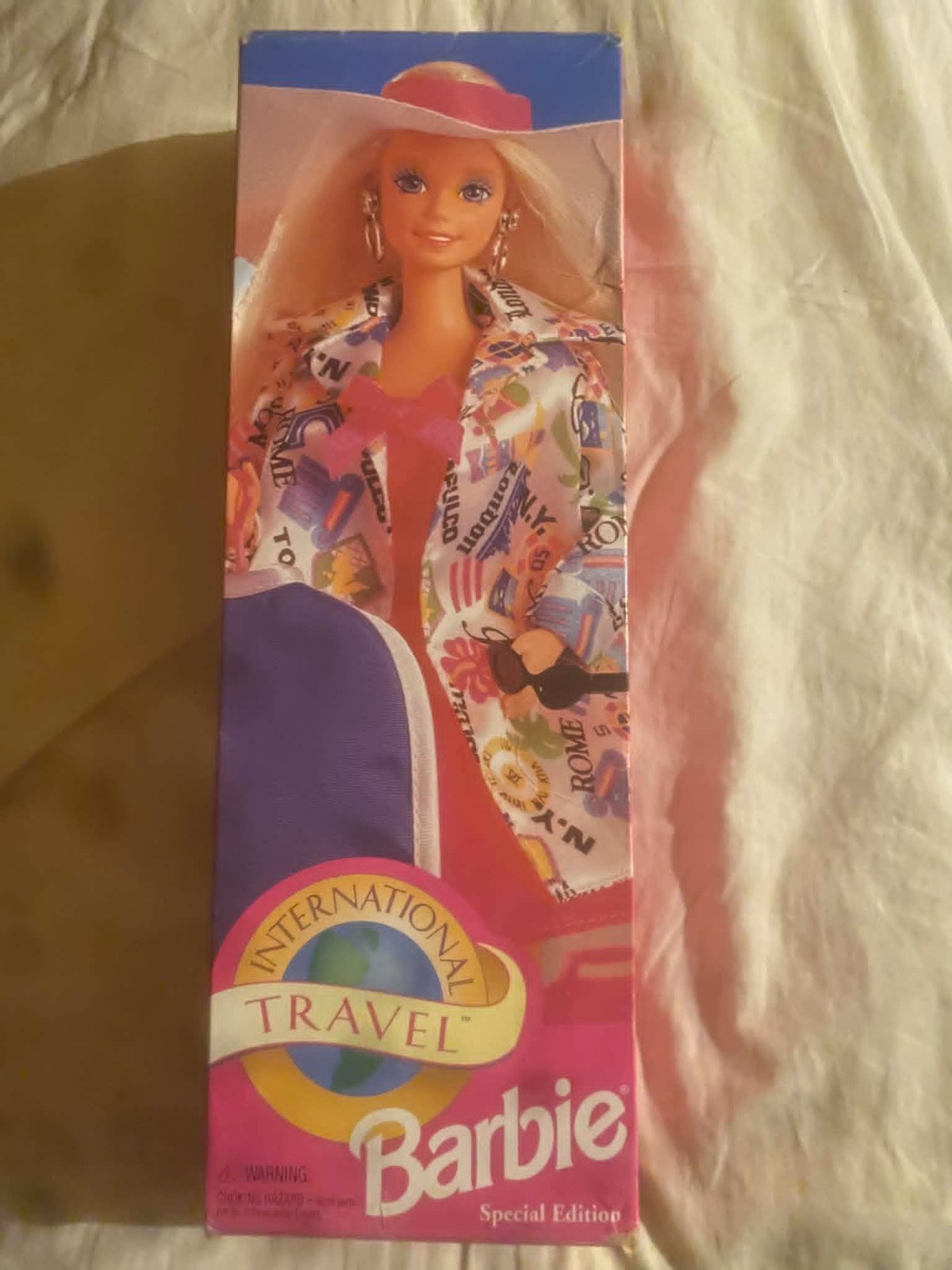  Mattel International Travel Barbie 1995 Never Removed From 