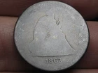 1863 P Silver Seated Liberty Quarter- Philadelphia, Lowball, PO1 Candidate?
