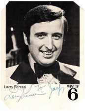 Larry Ferrari Autographed Custom WPTI TV6 4x6 Promo Card Personalized To Jay