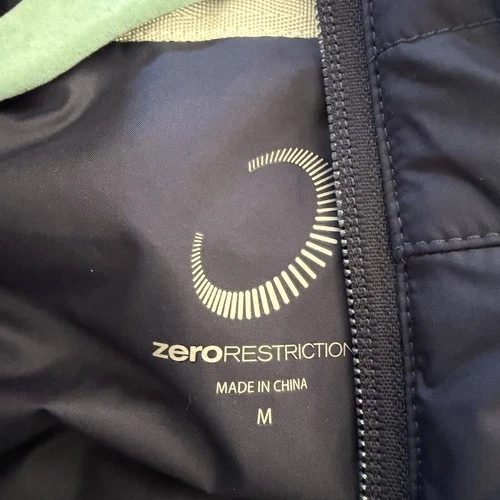 Zero Restriction Golf Vest Z625 Primaloft Navy Men's Medium Casual Fall Pockets image 3