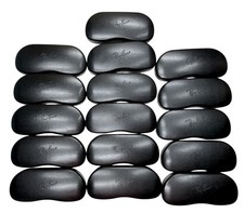 Ray Ban Lot 16 Sunglasses Hard Cases Only Black Cleaning Cloths VG Condition