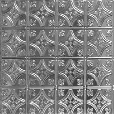 Tiny Tiptoe 2 ft. x 2 ft. Tin Plated Steel Wall and Ceiling Patterns Nail Up ...