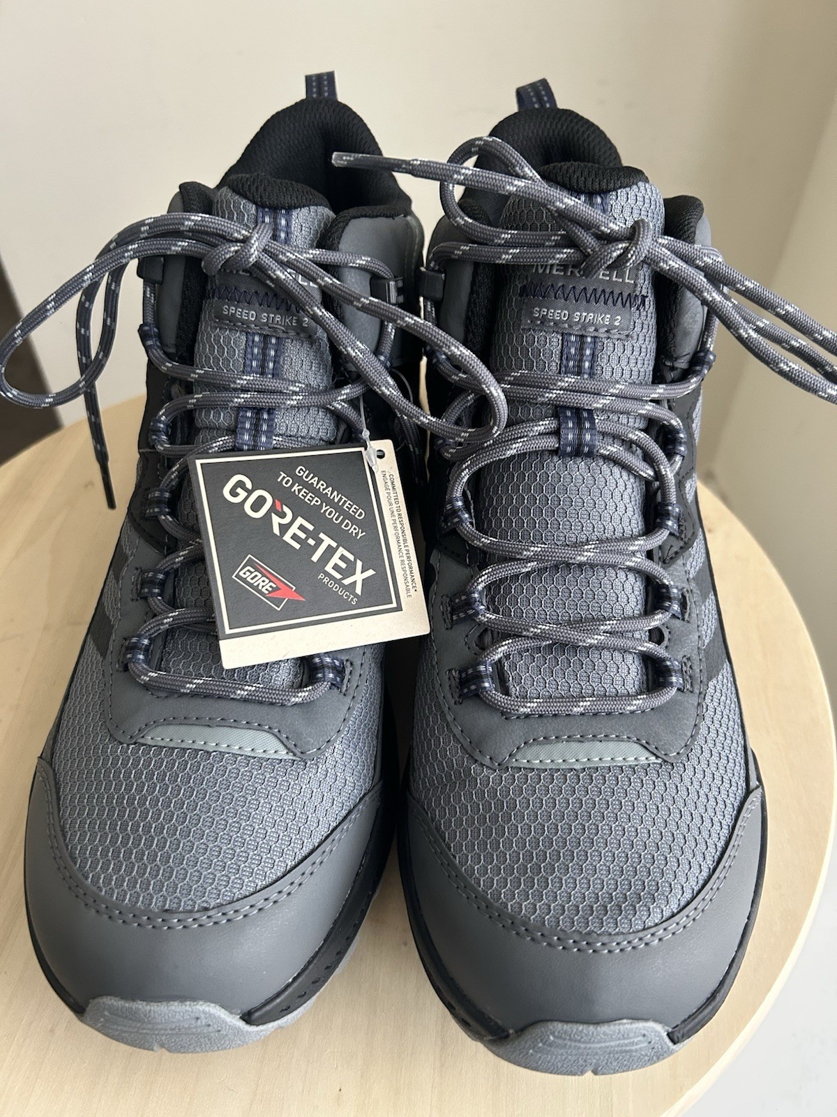 Merrell Speed Strike 2 Mid Gore-Tex J037821 Entrenadores Botas Zapatos al Tobillo 9.5 Nuevo