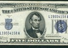$5 1934 ((VF+)) Silver Certificate Note ** PAPER CURRENCY AUCTIONS — photo 1