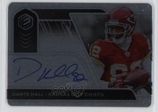 2020 Panini Elements Steel Signatures 12/99 Dante Hall #SS-DH Auto