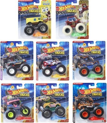Hot Wheels Monster Trucks 1:64 8-Piece E Assortment [New Toy] Ships IN OWN Con