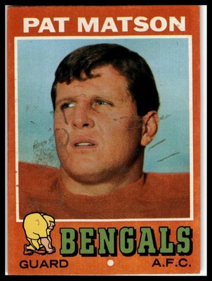 1971 Topps #72 Pat Matson