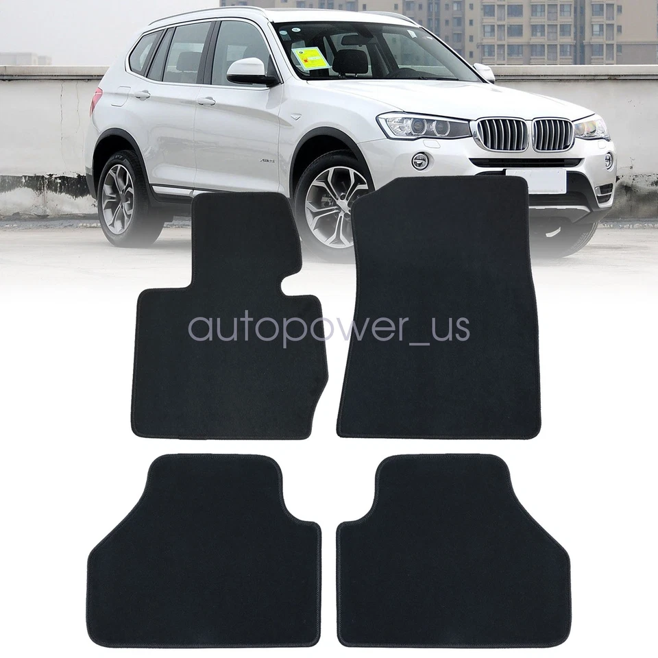 Alfombrillas delanteras y traseras para BMW X3 F25 2012 2013 2014 2015 2016 2017 2018 Foto 2 de 4