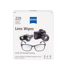 220 COUNT, ZEISS Pre-Moistened Lens Cleaning Wipes - FAST USA SHIPPING