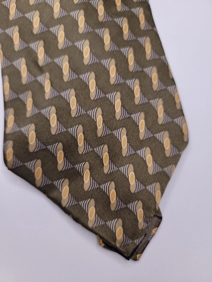 Corbata formal para hombre John Henry 58"Lx4"W corbata verde Foto 2 de 4