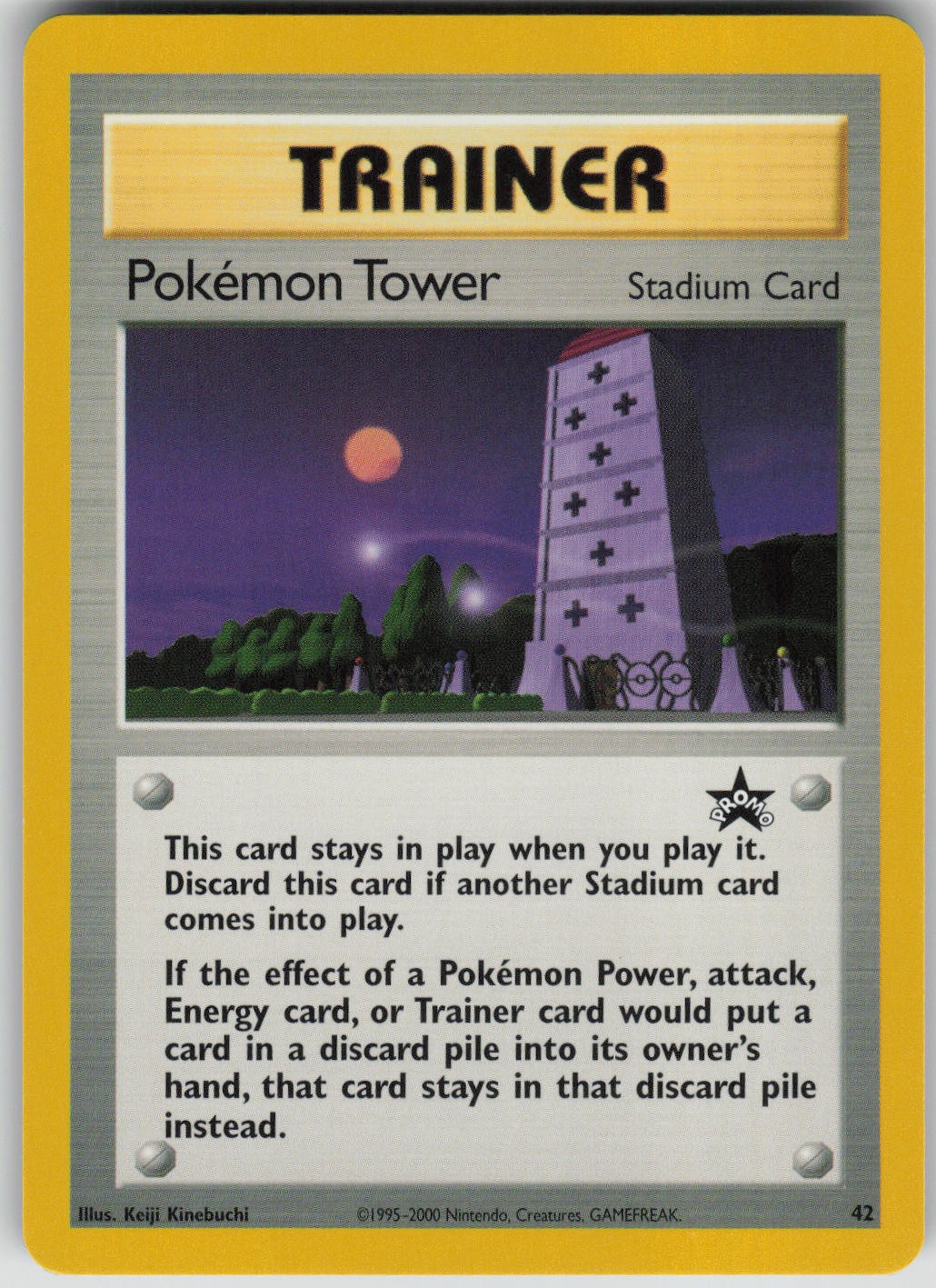 Pokemon TCG Pokemon Tower Promo WoTC Promo 42/53