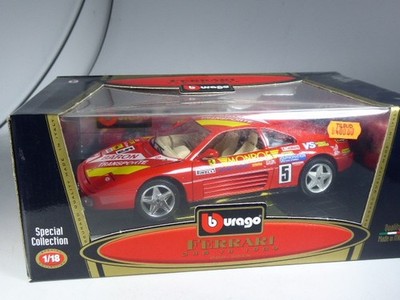(SB-99) Bburago 3039 Ferrari 348 TB rot Baron Transporte #5 in 1:18 in OVP