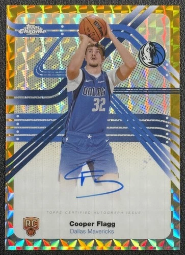 2025 Topps Chrome Cooper Flagg Chrome Rookie Autographs (RAW)