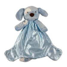 Baby Gund SPUNKY HUGGYBUDDY Blue DOG 15" Lovey / Security Blanket Plush Toy
