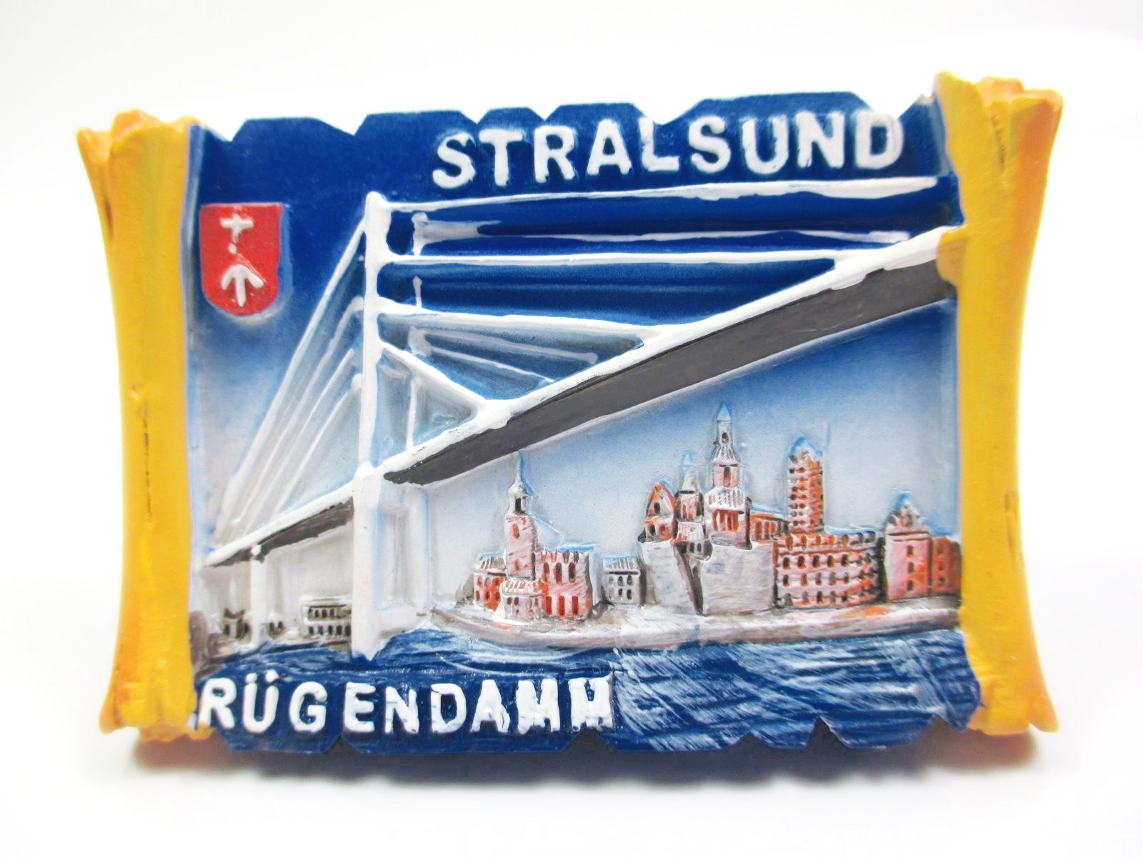 Stralsund Vorpommern Poly Magnet Germany Souvenir Germany New