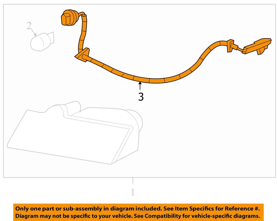 适合 2003 - 2006 雪佛兰 SSR 线束 ASM、PARK & T/SIG 12335741 - 全新原始设备制造商 — 第 2/3 张图片