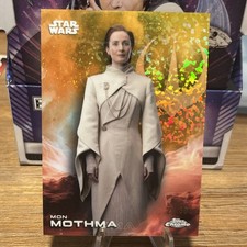 2025 Topps Chrome Star Wars #93 MON MOTHMA Gold Mini-Diamonds 21/50