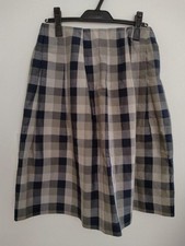 Margaret Howell Block Check Skirt Size 1 Length 23.8 inches