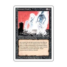 WotC MtG 3rd Ed Animate Dead (U) EX